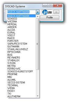 Systemauswahl