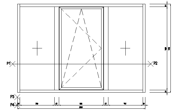 Ansichtsbreitenvermaßung