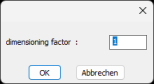 Bemaßungsfaktor