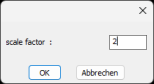 Skalierfaktor