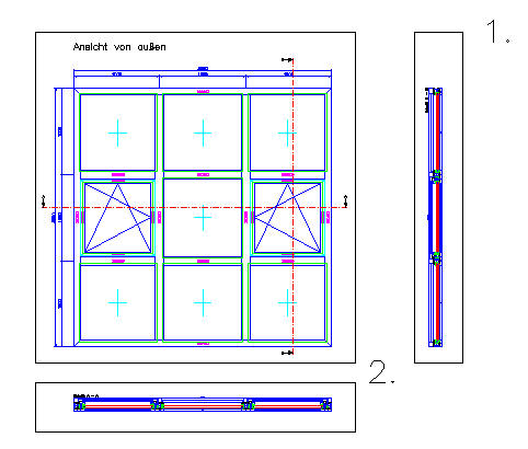 Projected viewports