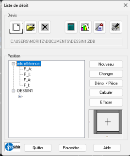 Auftragsinformationen - Parameter