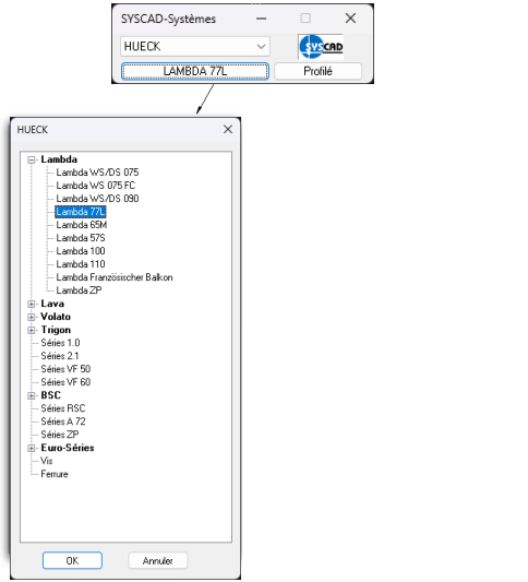 Profile library